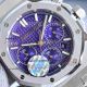 HBF Audemars Piguet Royal Oak Chronograph Purple Face Stainless Steel 7750 Replica Watch  (9)_th.jpg